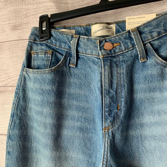 Universal Threads Denim Jeans Bootcut Leg Vintage Stretch Size 0 Reg 25 Waist - Picture 15 of 16